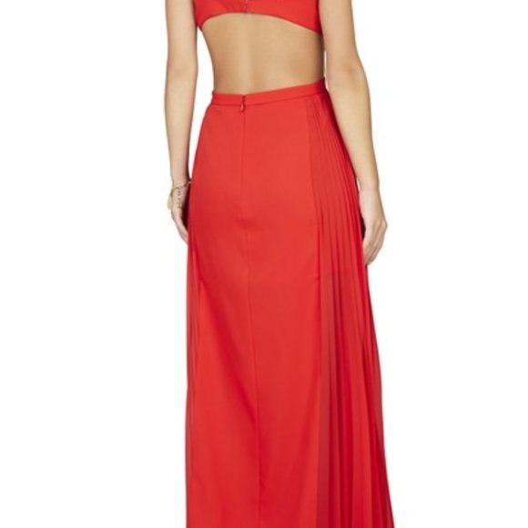 BCBG MAXAZRIA RED GOWN - Picture 2 of 5